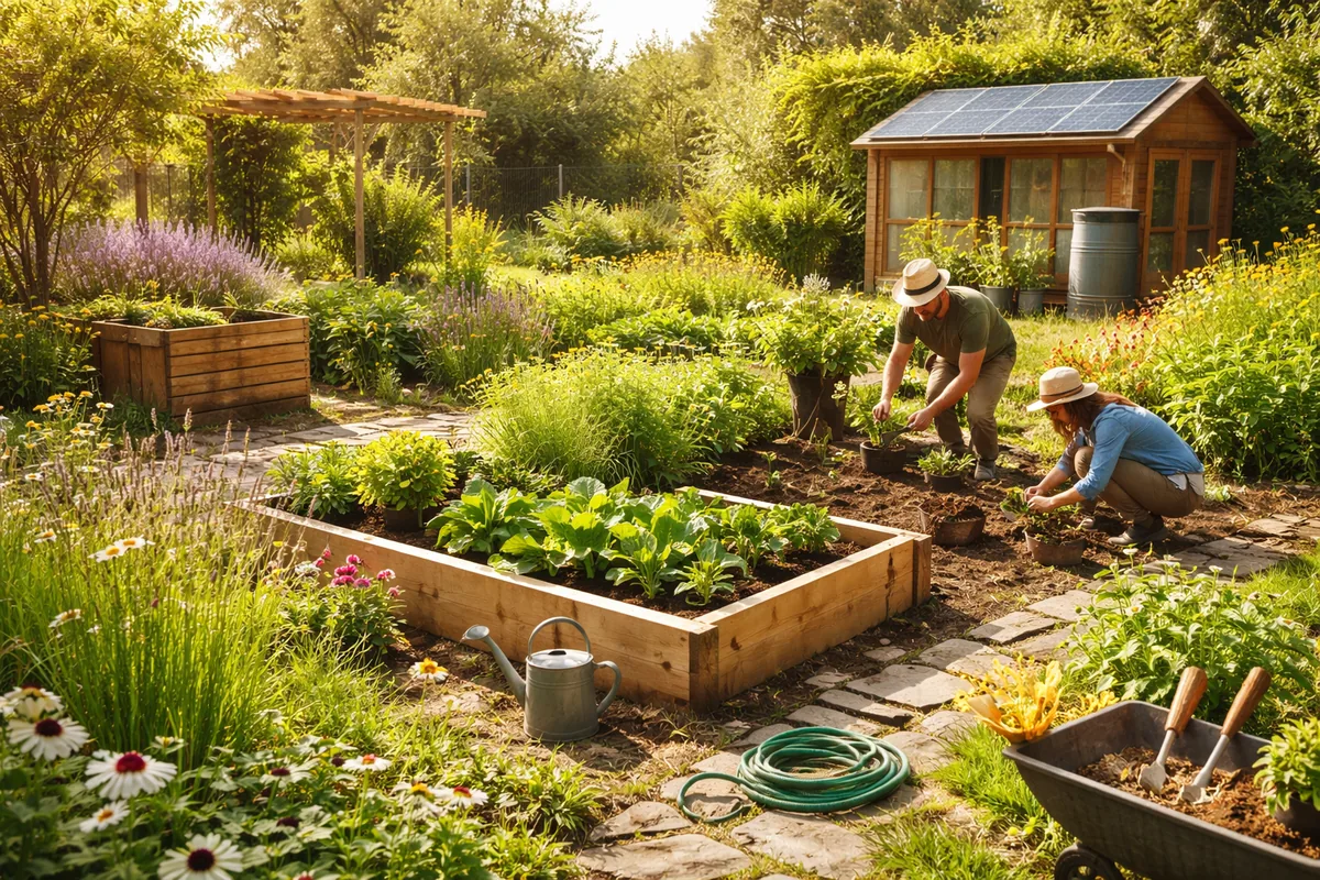 Comment réaliser des travaux d'aménagement pour un jardin durable et écologique